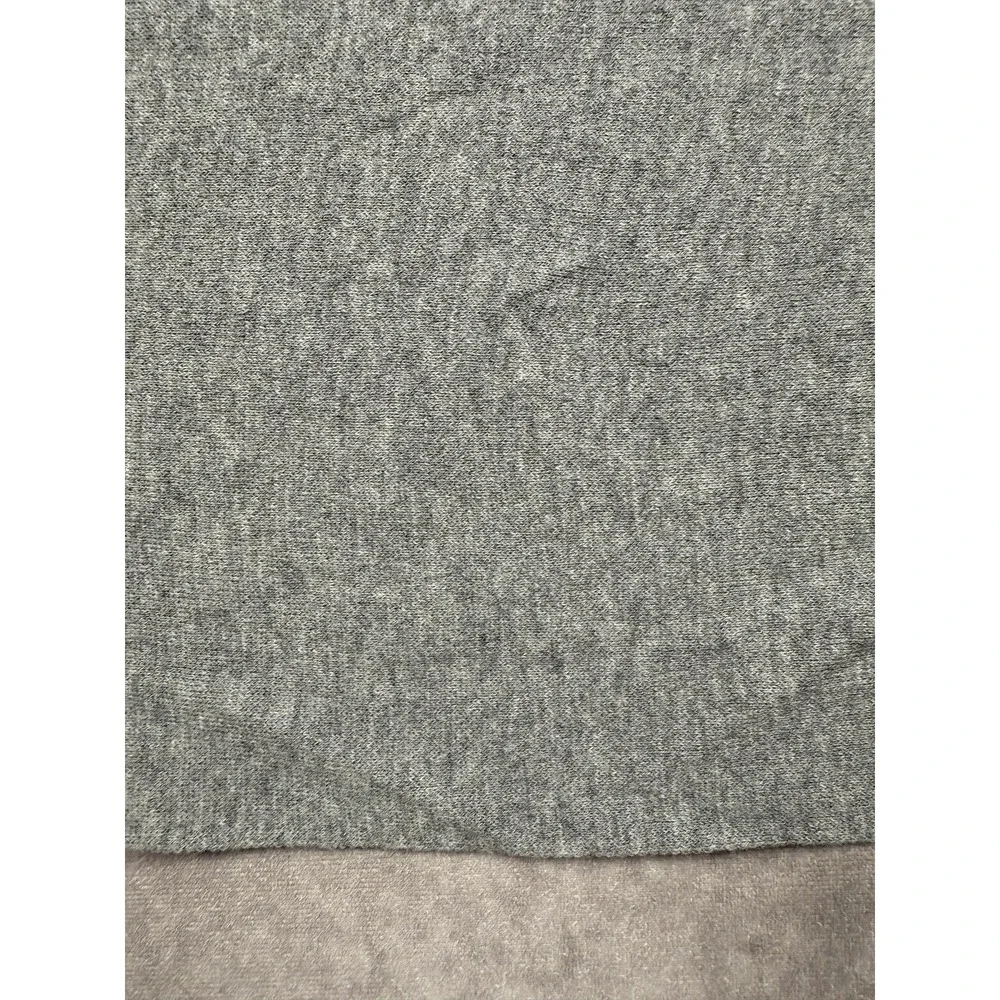 BOSS Hugo Boss Scarf Mens‎ One Size Gray Knit Logo Patch Classic Winter